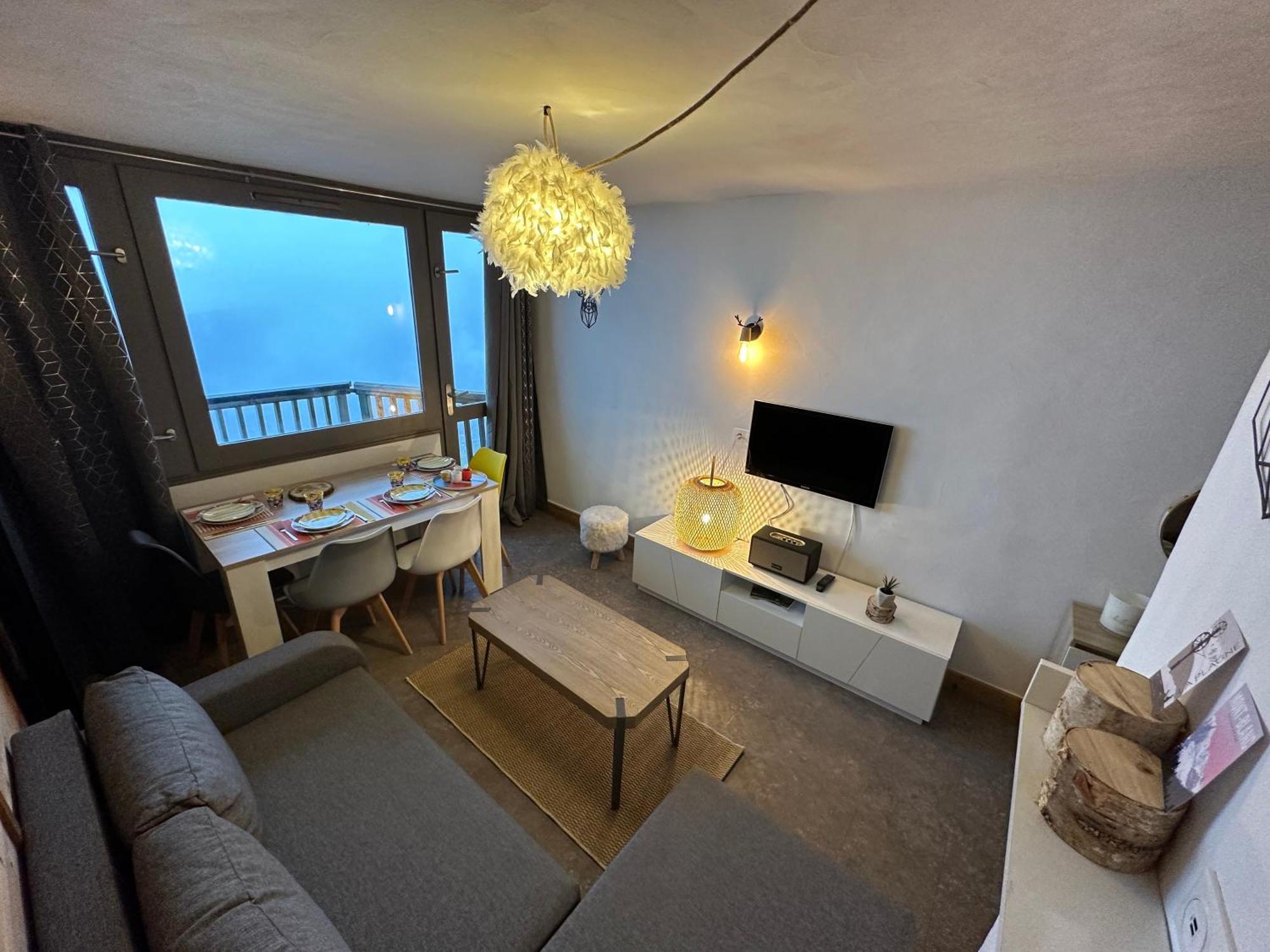 Paquebot Des Neiges - Appartement 4 Personnes - Vue Mont Blanc La Plagne Exterior photo