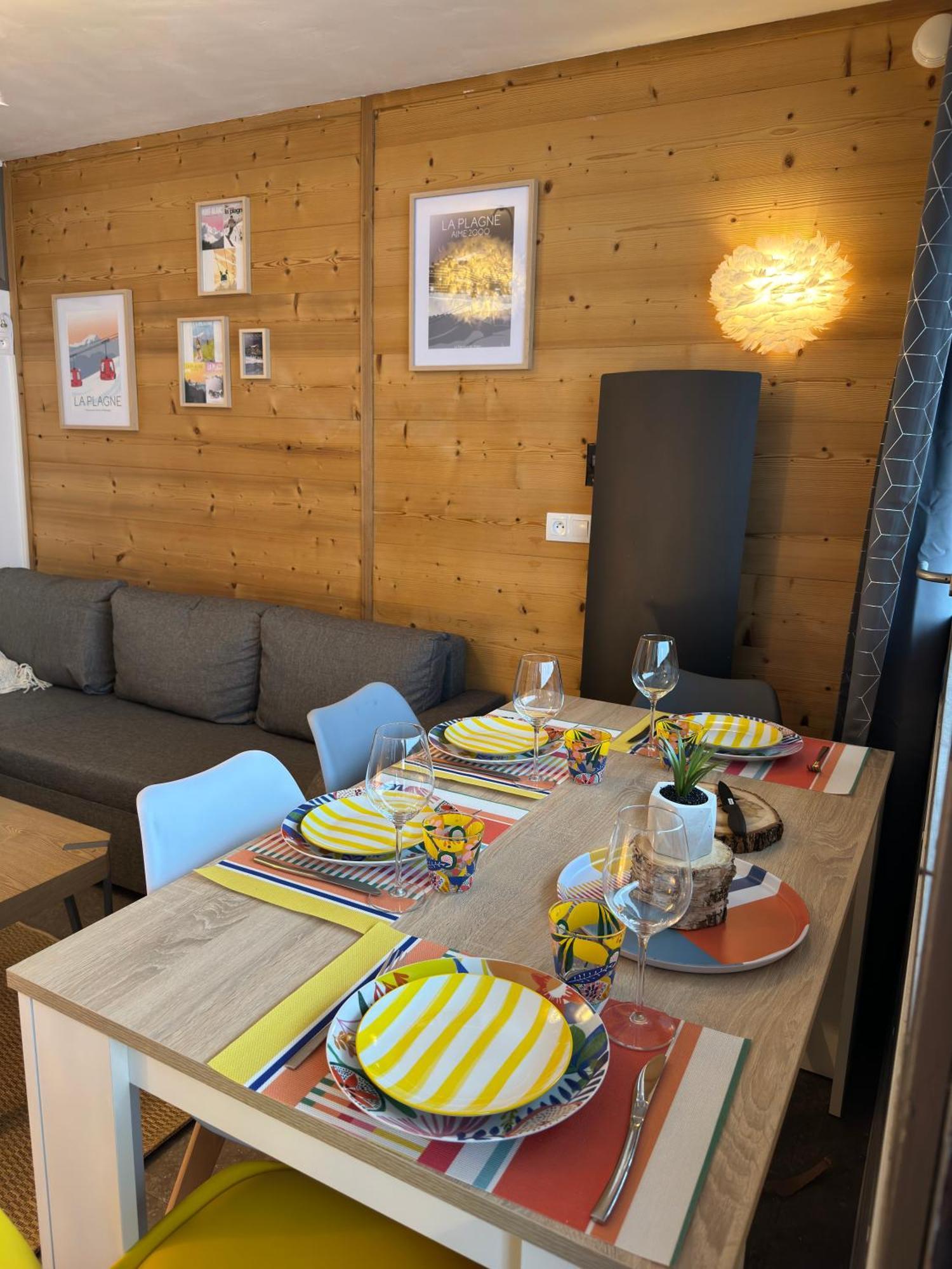 Paquebot Des Neiges - Appartement 4 Personnes - Vue Mont Blanc La Plagne Exterior photo